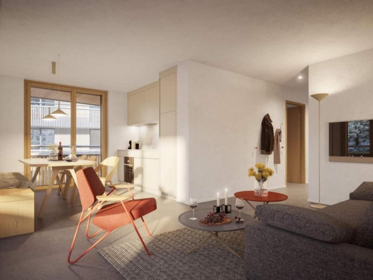 Ferienwohnung 3,5 Zimmer Direkt An Ski- Und Bikepiste Flims Exteriér fotografie