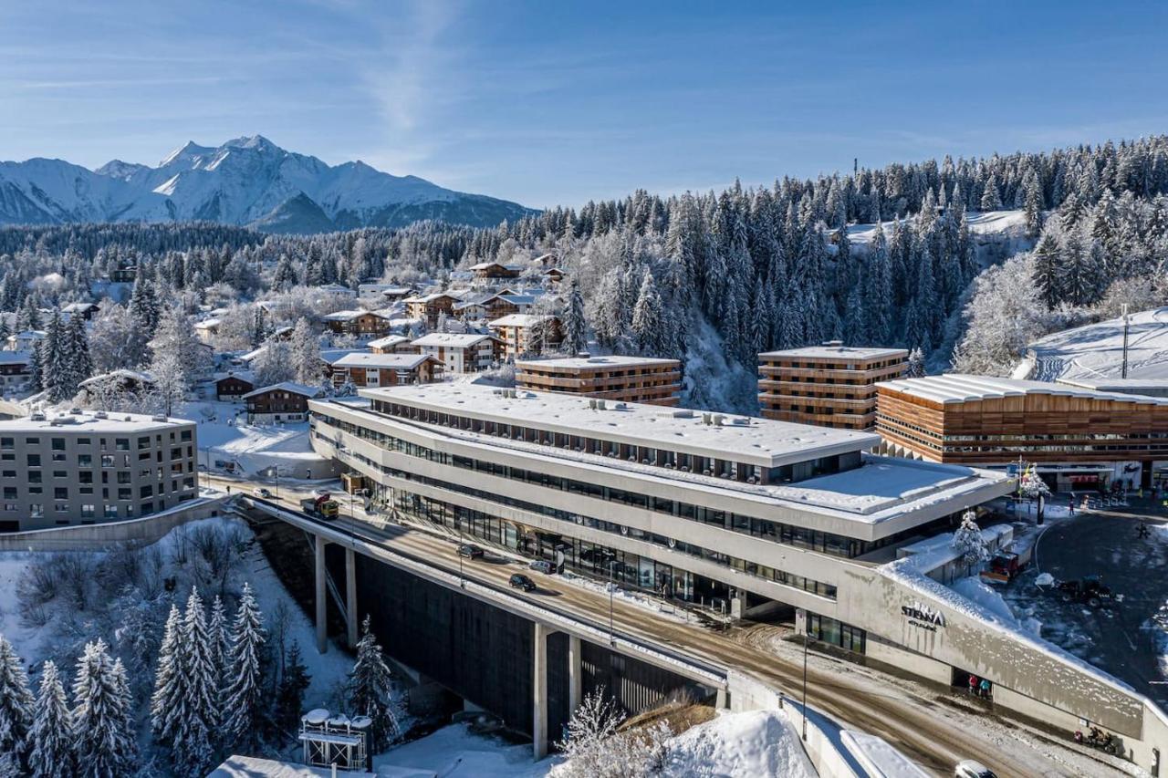 Ferienwohnung 3,5 Zimmer Direkt An Ski- Und Bikepiste Flims Exteriér fotografie