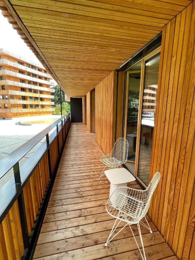 Ferienwohnung 3,5 Zimmer Direkt An Ski- Und Bikepiste Flims Exteriér fotografie
