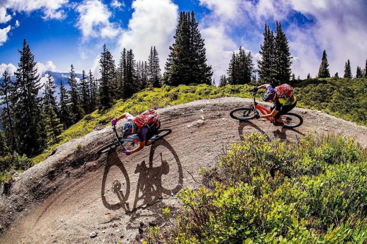 Ferienwohnung 3,5 Zimmer Direkt An Ski- Und Bikepiste Flims Exteriér fotografie