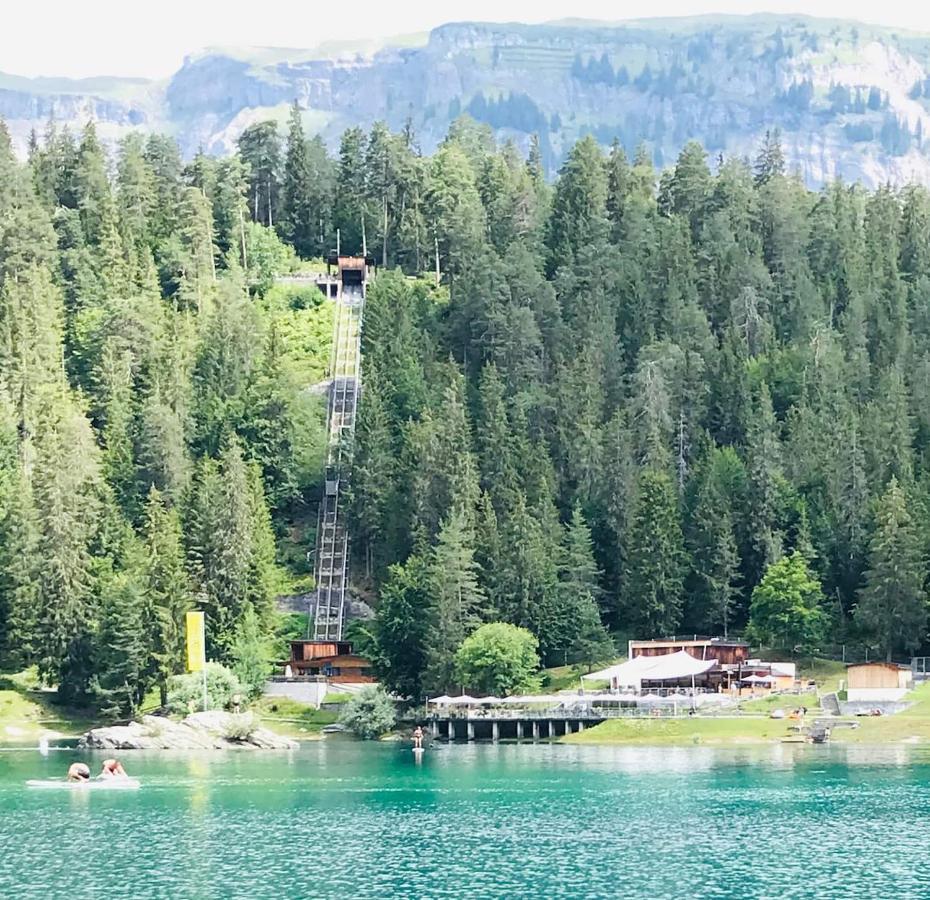Ferienwohnung 3,5 Zimmer Direkt An Ski- Und Bikepiste Flims Exteriér fotografie