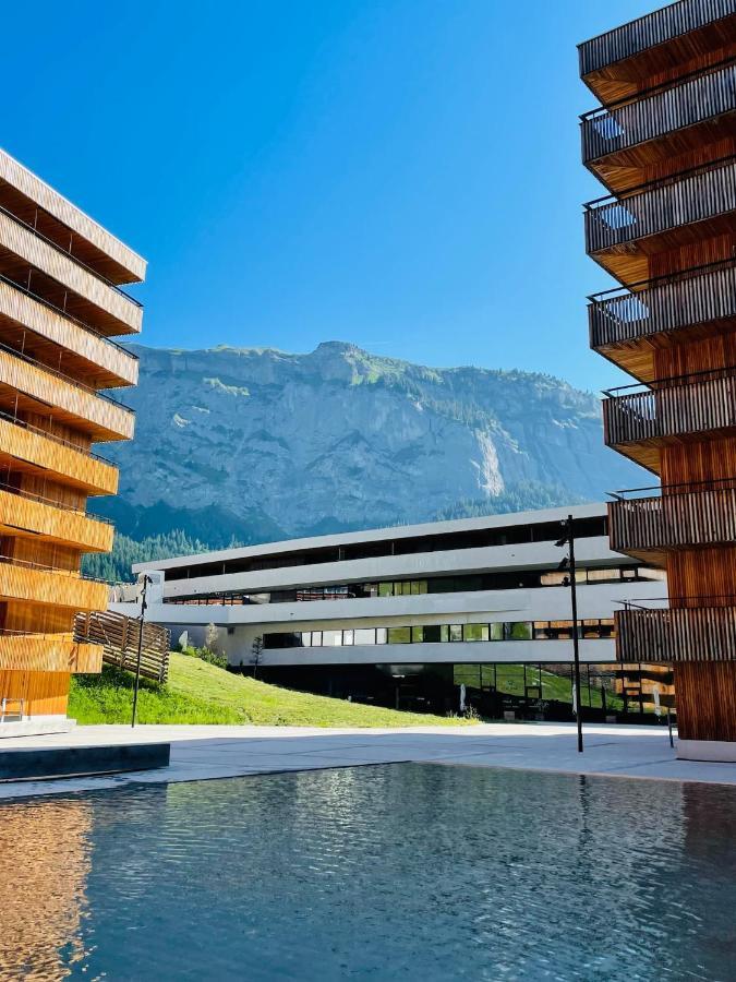 Ferienwohnung 3,5 Zimmer Direkt An Ski- Und Bikepiste Flims Exteriér fotografie