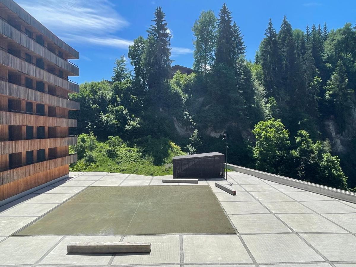 Ferienwohnung 3,5 Zimmer Direkt An Ski- Und Bikepiste Flims Exteriér fotografie