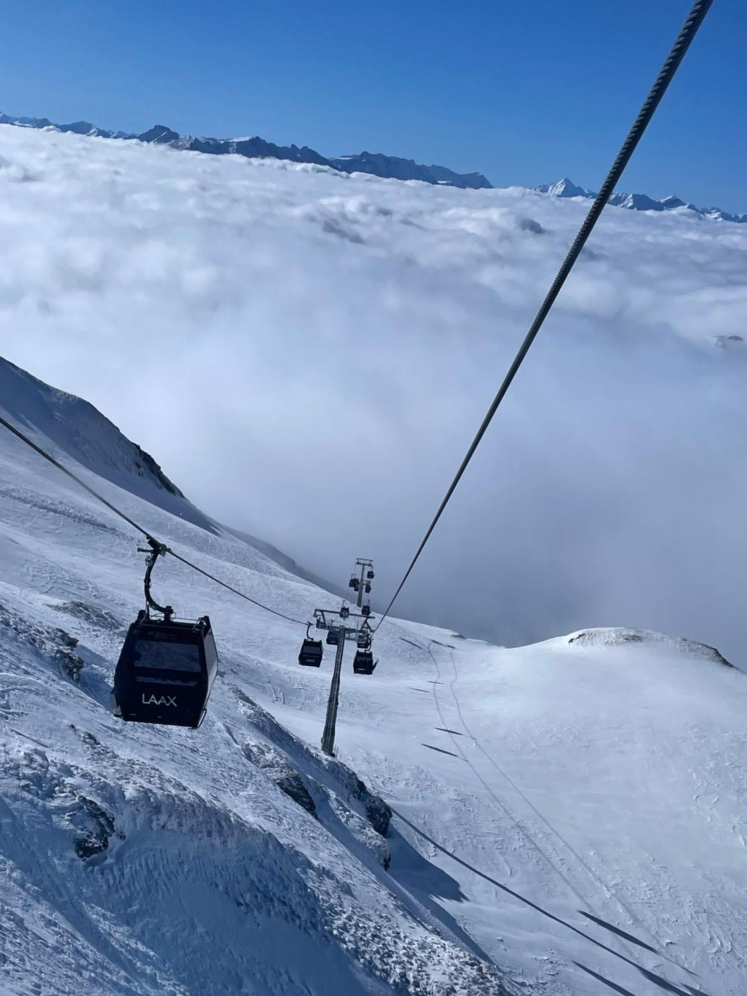Ferienwohnung 3,5 Zimmer Direkt An Ski- Und Bikepiste Flims Exteriér fotografie